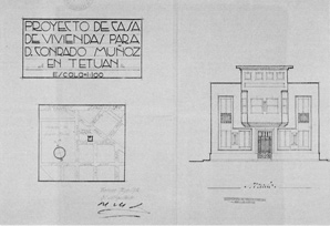 La Historia Trascendida - Planos originales de arquitectos españoles que trabajaron en Tetuán en los años cincuenta