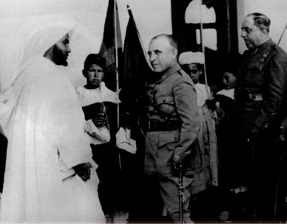 La Historia Trascendida - Visita del alto comisario Gómez-Jordana al Azib de Midar, ca. 1930
